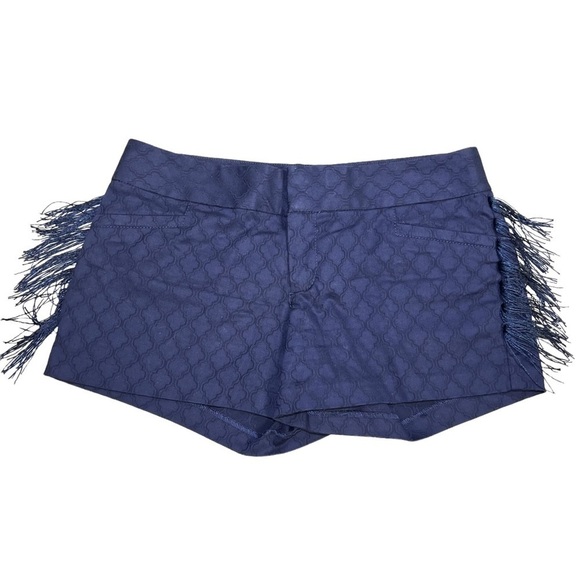 Lilly Pulitzer true Navy Ellie Fringe shorts - Picture 3 of 14